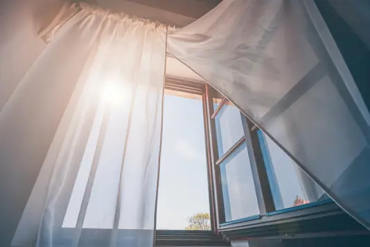 Passivhaus-Fenster-Lueften