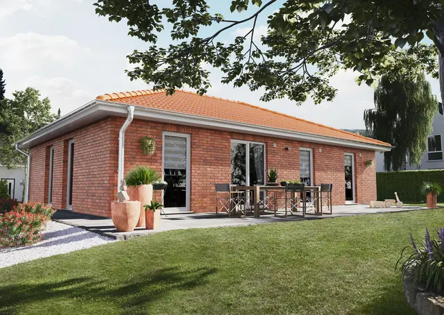 Bungalow-110-Garten-Klinker