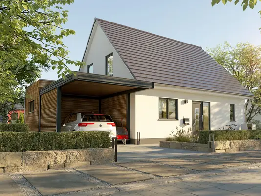 Final_Ext_Einfamilienhaus_Flair_125_Kubus_StreetView_Cam002_Carport_Holz