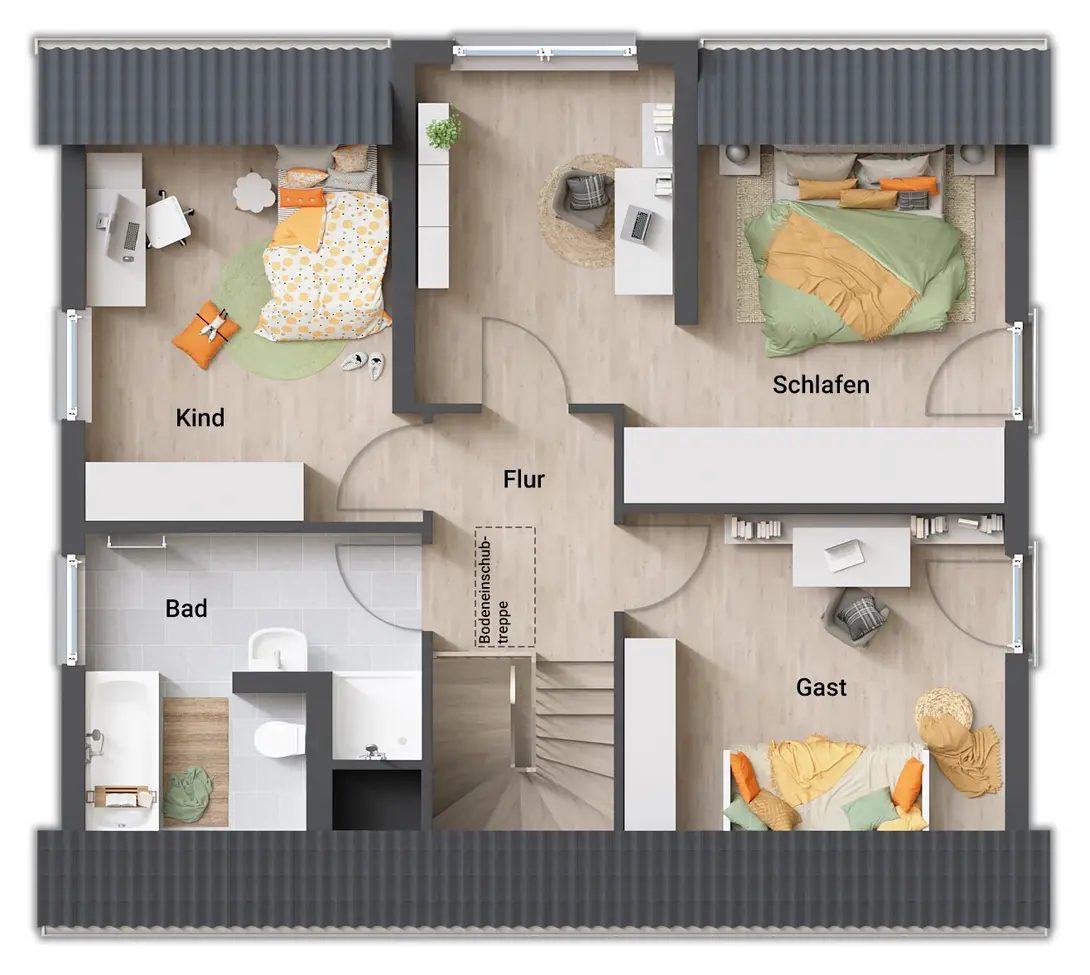 Grundriss-Einfamilienhaus-Lichthaus-121-Dachgeschoss